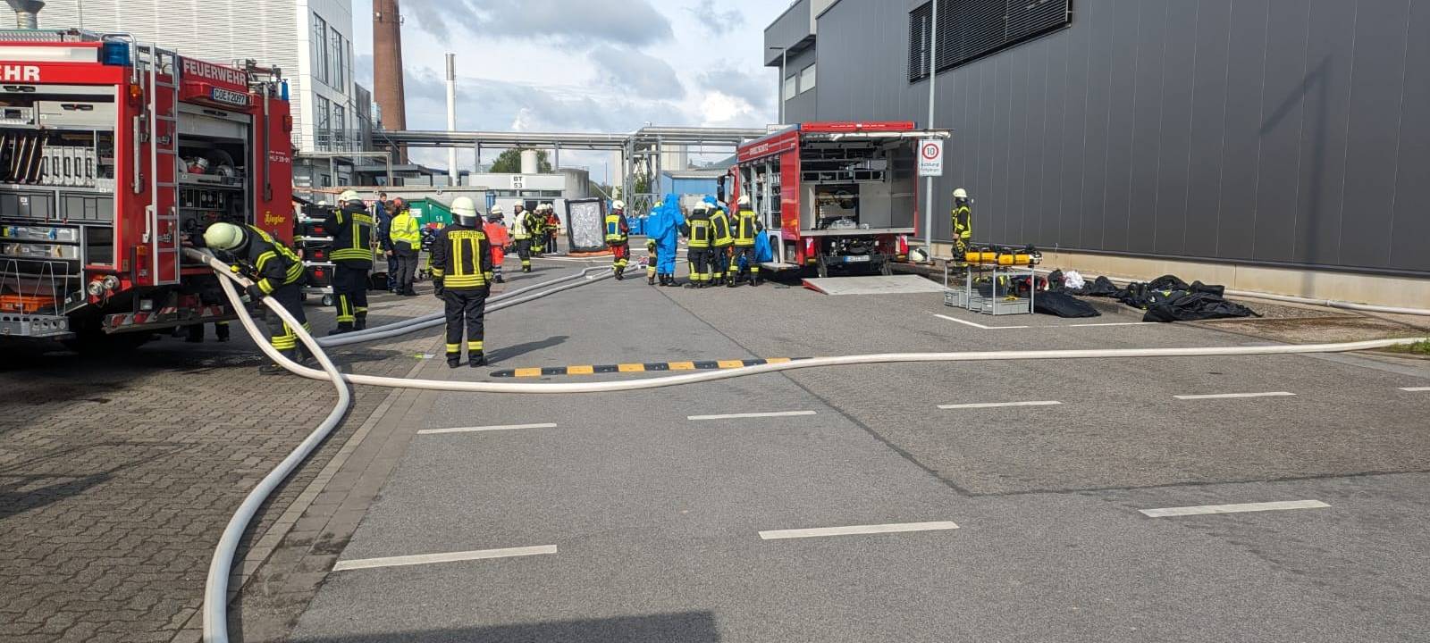 BILLERBECK: Situation um Gefahrstoff-Austritt dauert an