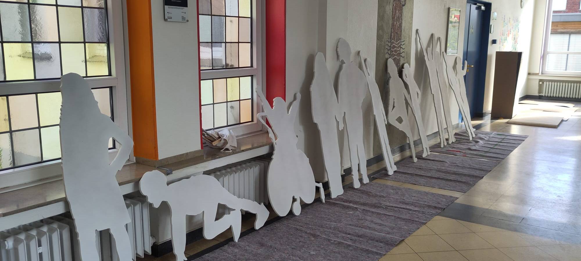 "Lichtblicke Danke"-Aktion Bösensell Grundschulhof