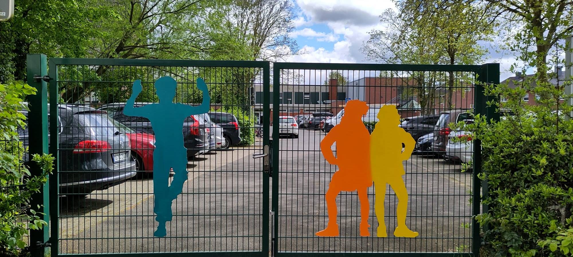 "Lichtblicke Danke"-Aktion Bösensell Grundschulhof