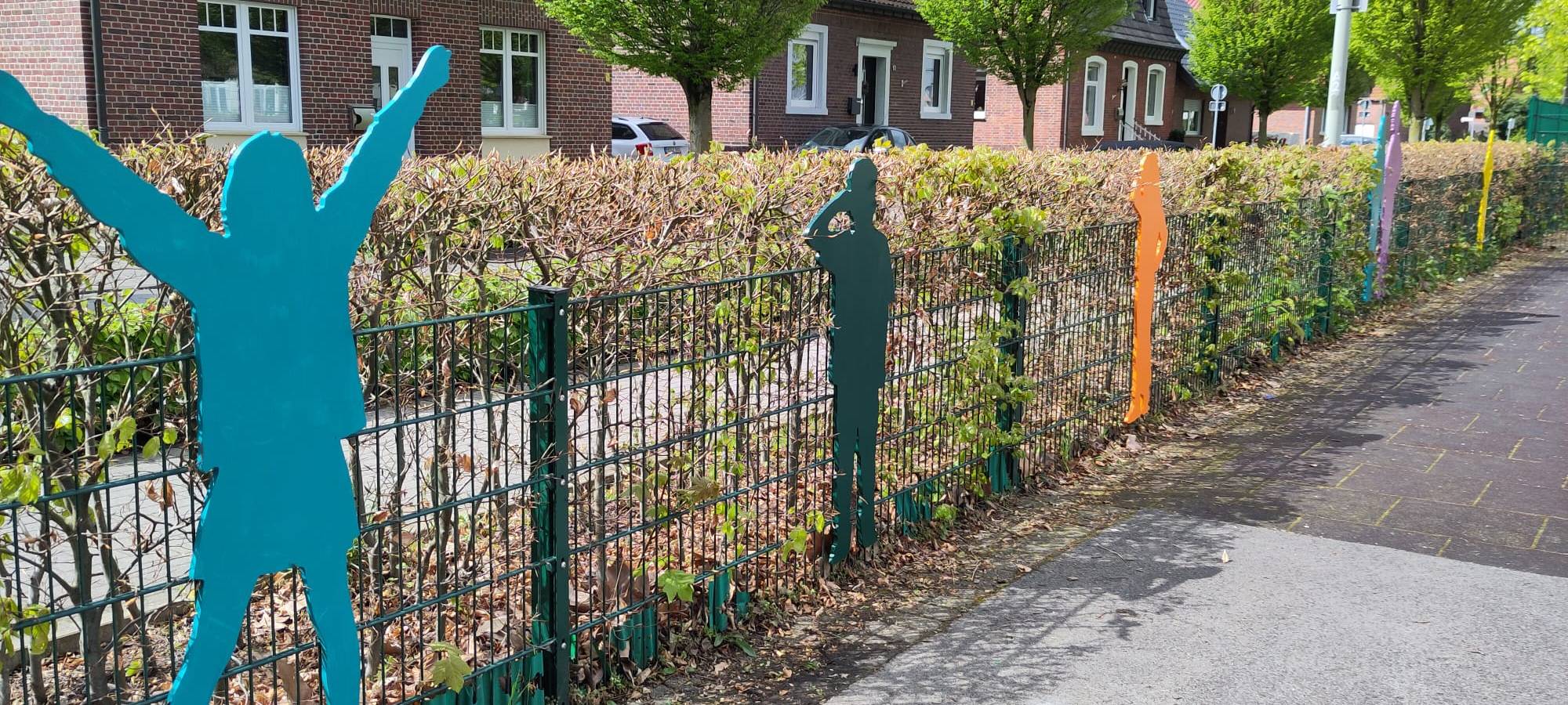 "Lichtblicke Danke"-Aktion Bösensell Grundschulhof