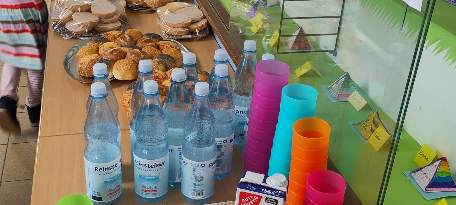"Lichtblicke Danke"-Aktion Bösensell Grundschulhof
