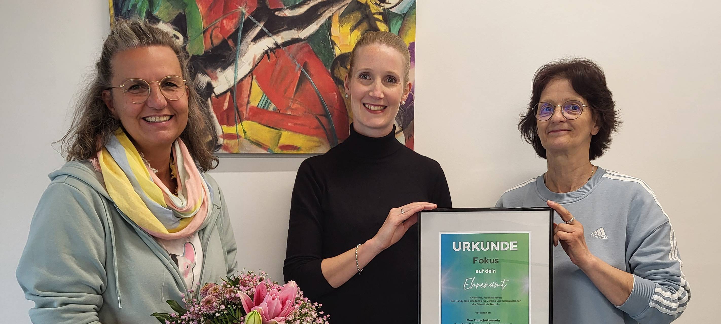NOTTULN: Tierschutzverein gewinnt Wettbewerb
