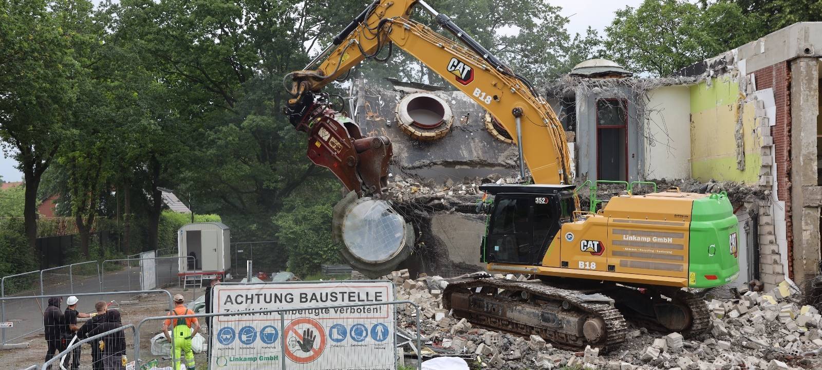 ASCHEBERG: Abriss Profilschule gestartet
