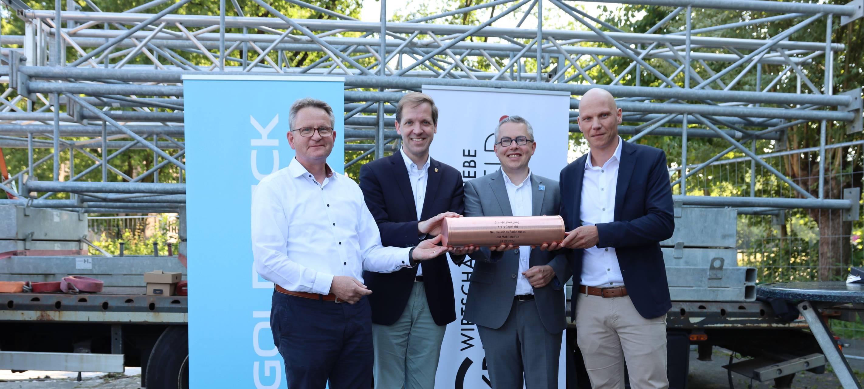COESFELD: Grundstein ist gelegt
