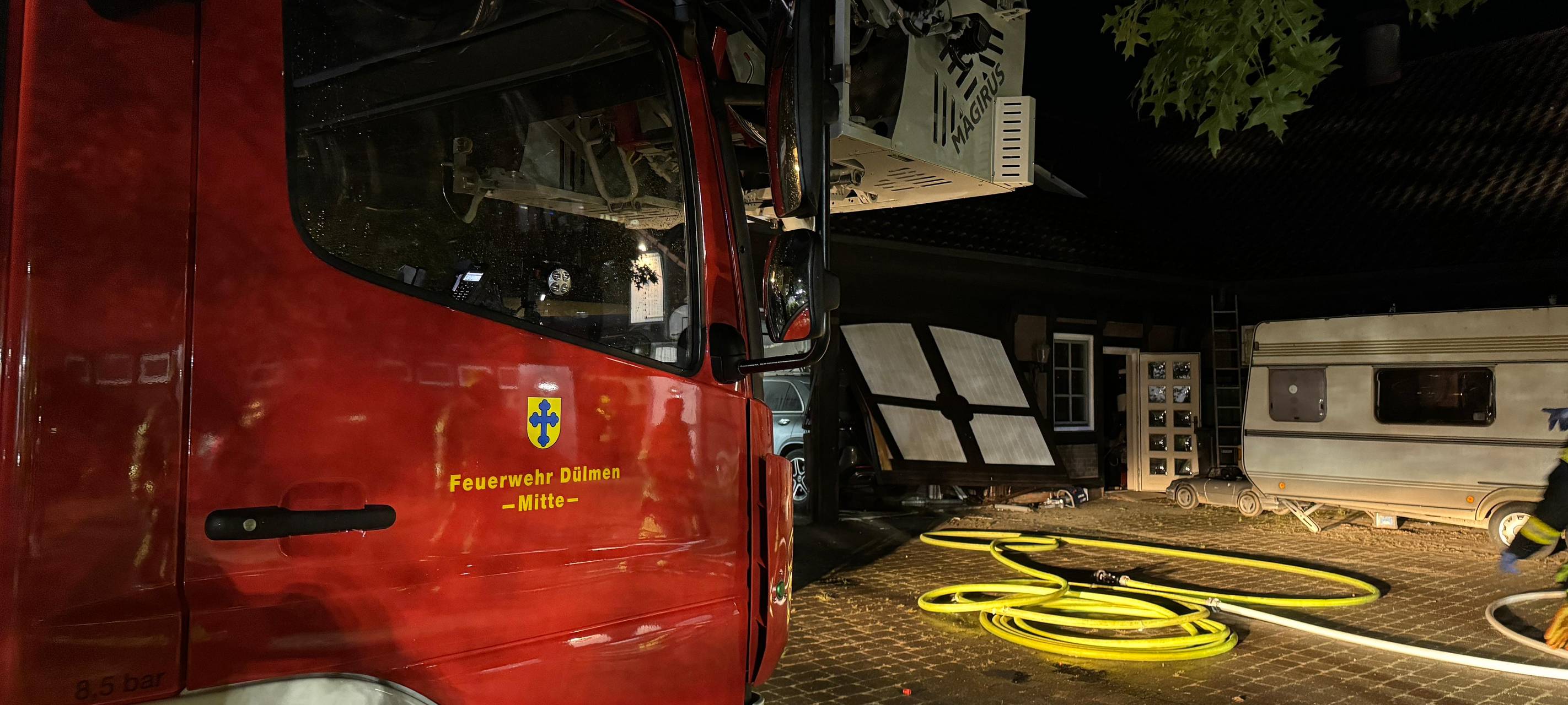 HAUSDÜLMEN: Brand auf Gestütsgelände