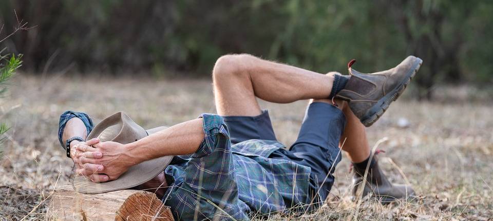 Faul sein ist gesund