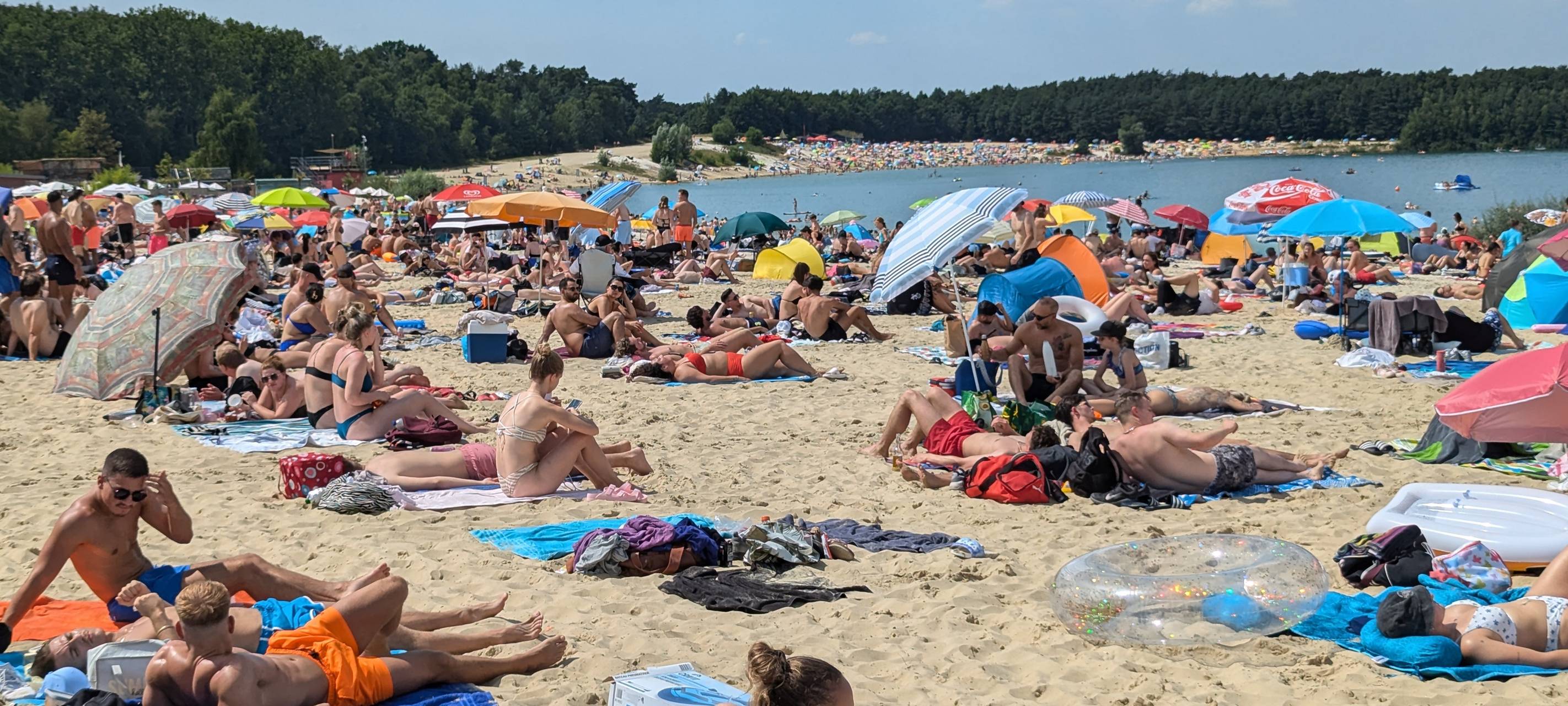 HAUSDÜLMEN/HALTERN: Park-Chaos am Silbersee