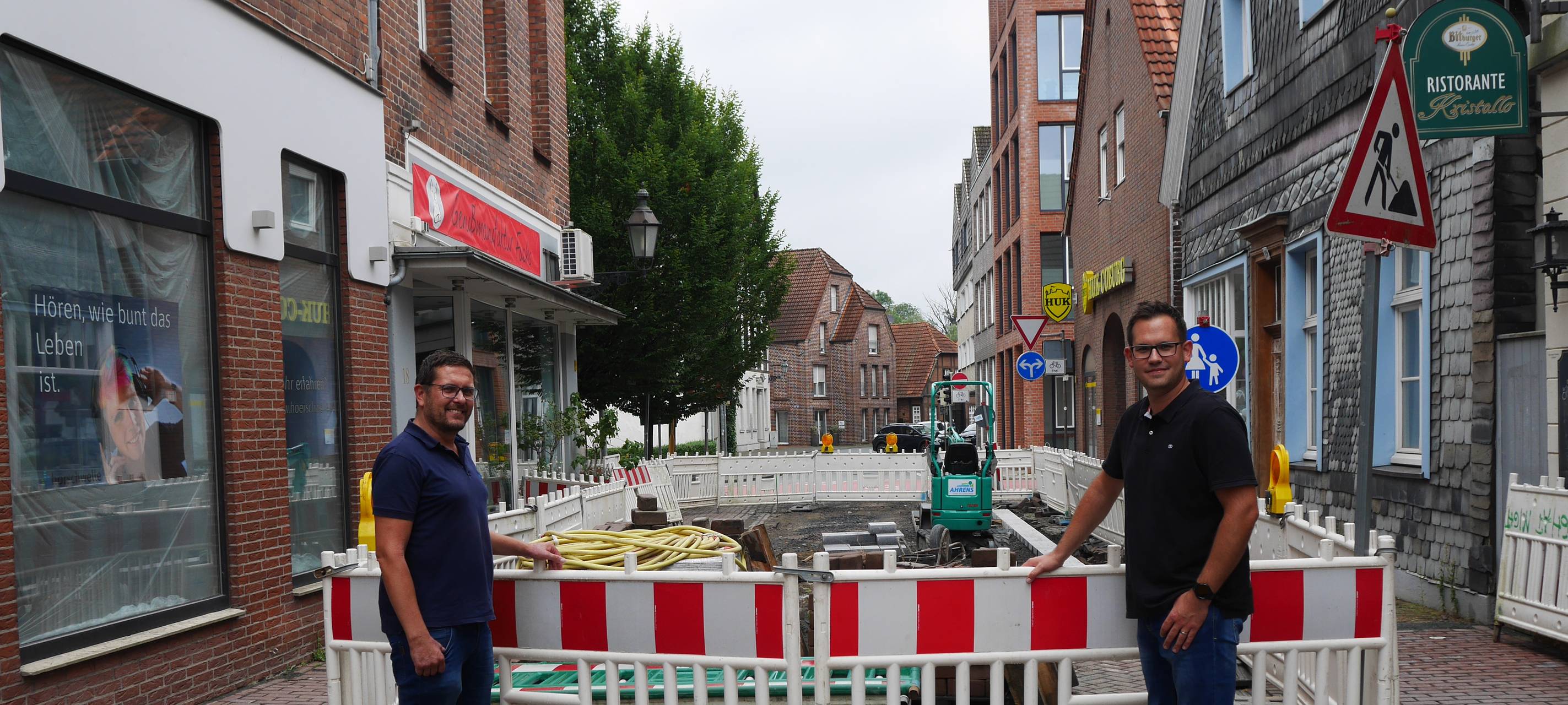 LÜDINGHAUSEN: Baufortschritt Münsterstraße