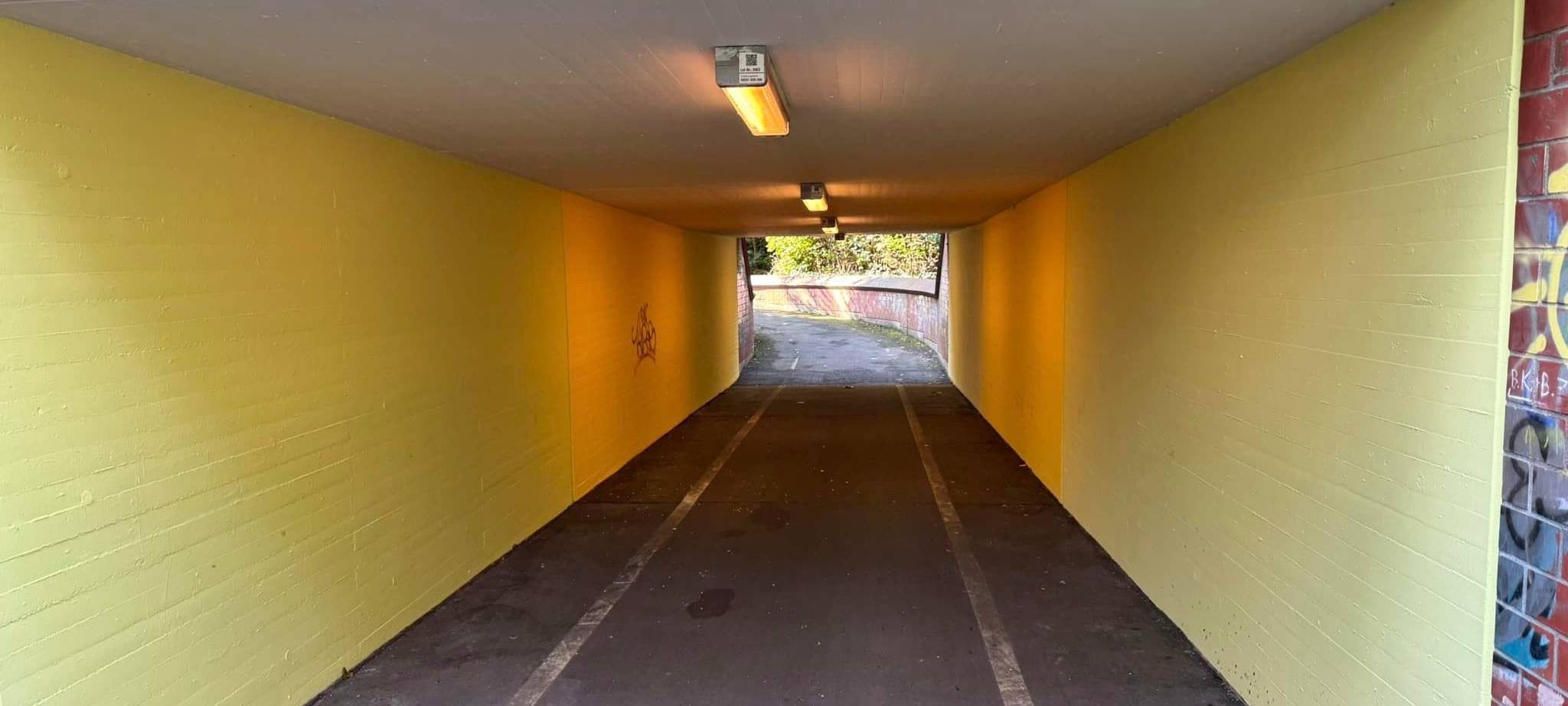 LÜDINGHAUSEN: Unterführung schon wieder beschmiert