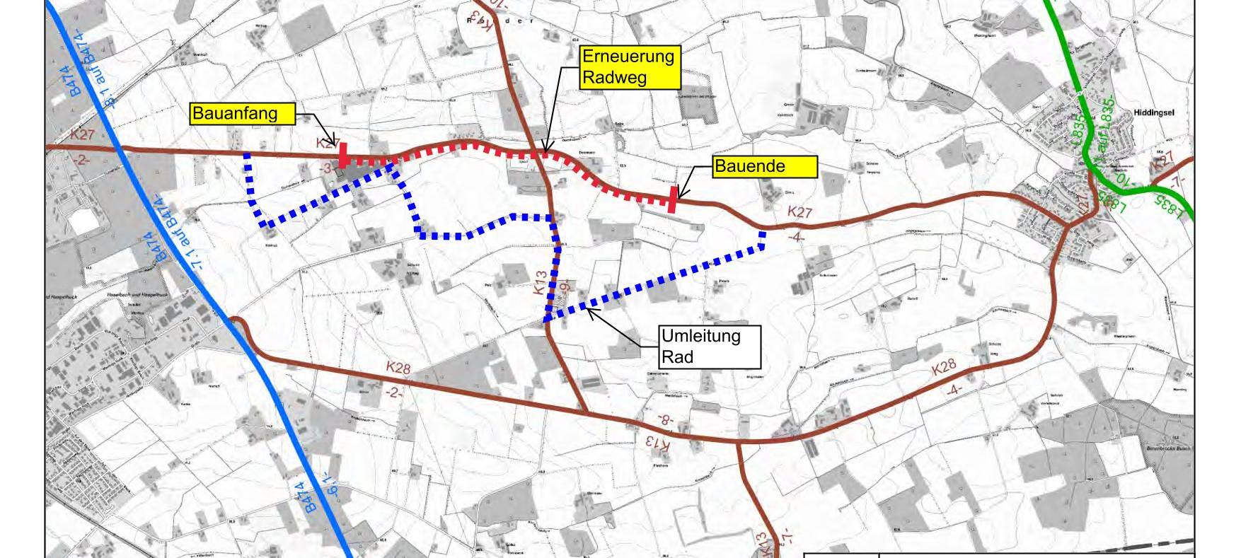 RÖDDER: Sanierter Radweg geplant