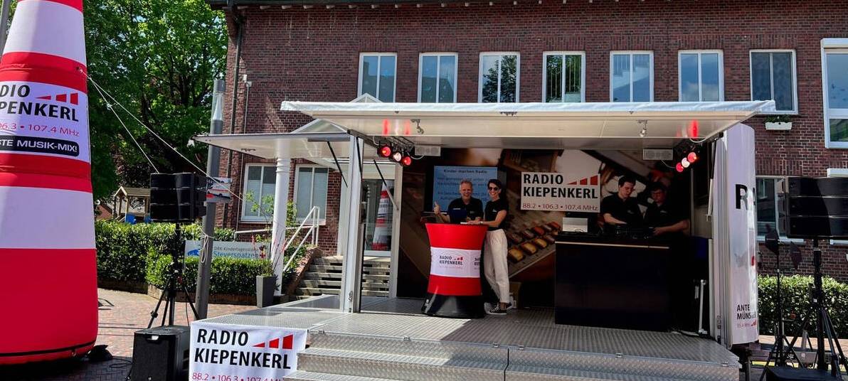 Radio auf dem Gewerbetag in Coesfeld