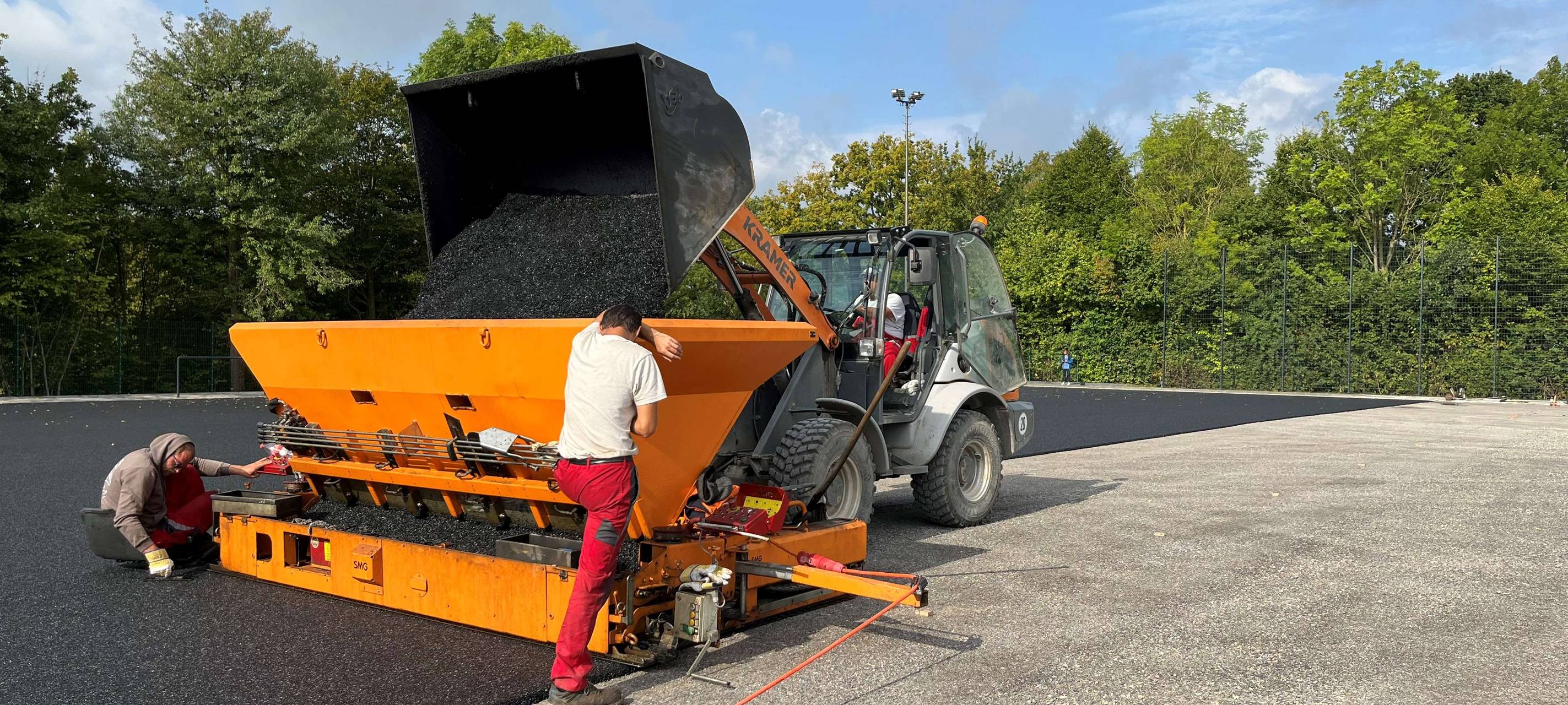CAPELLE: Baufortschritt beim SC