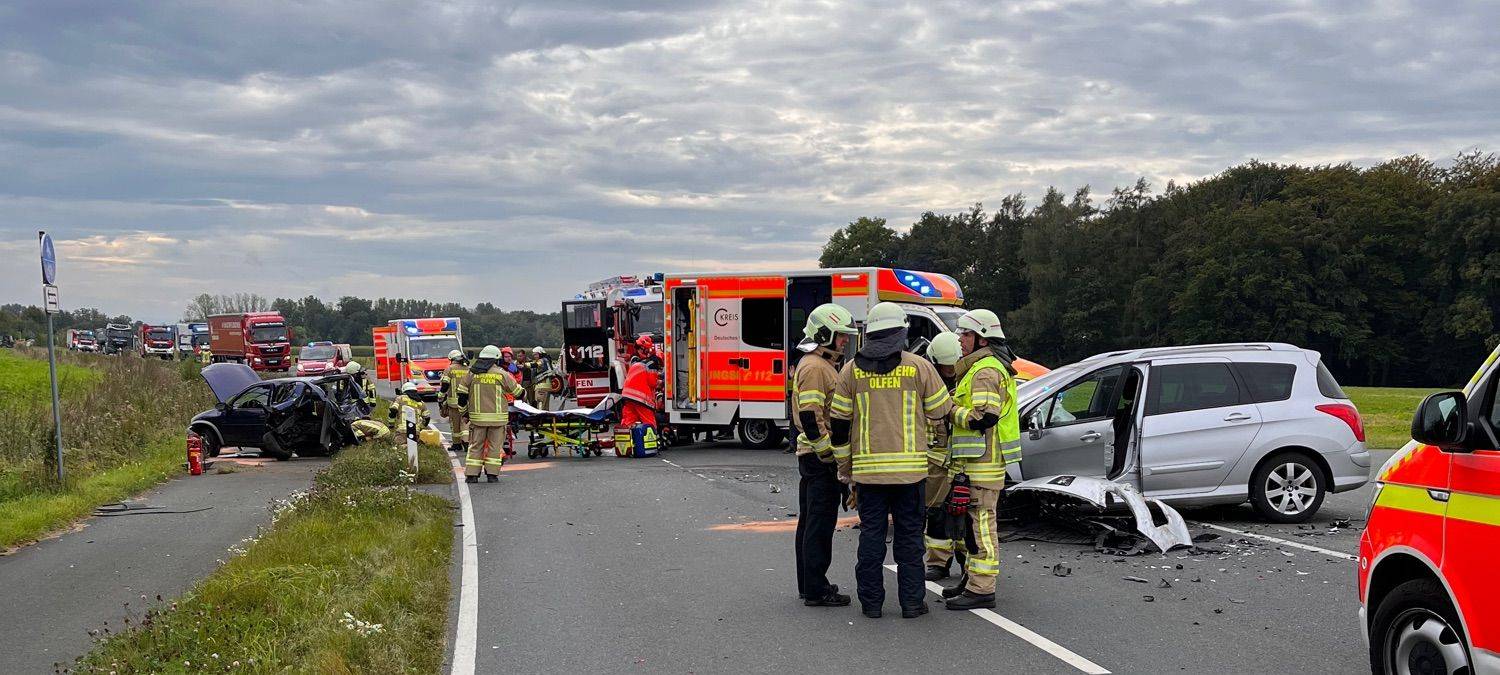 OLFEN/SEPPENRADE: Unfall