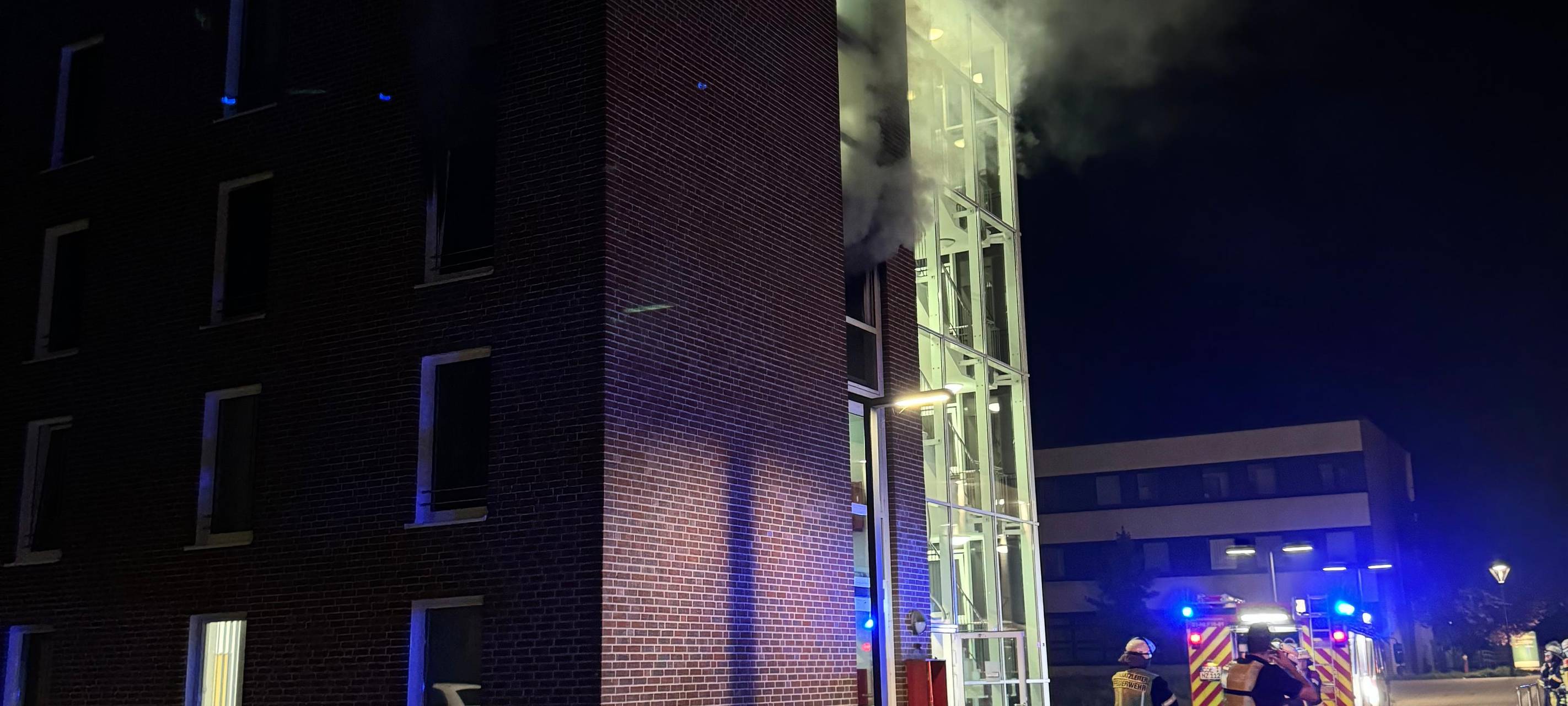 NORDKIRCHEN: Feuer in Studentenwohnheim