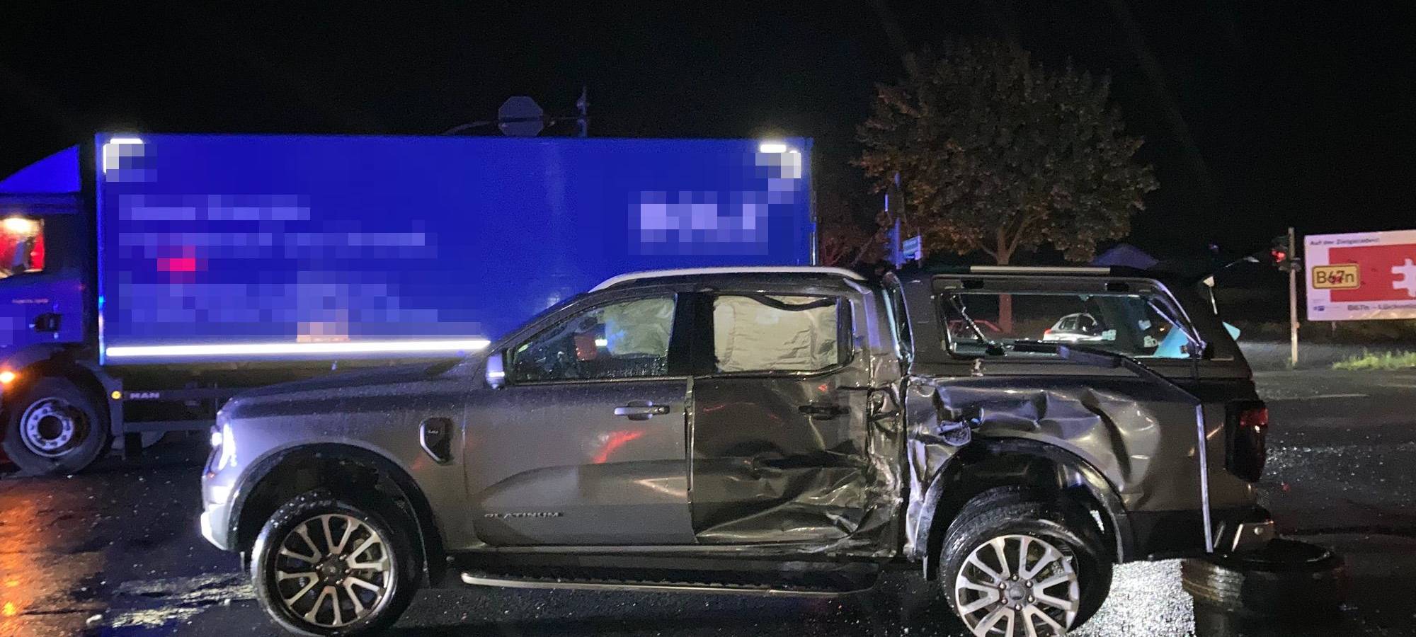 COESFELD/DÜLMEN: Kreuzung B 474 teilweise frei