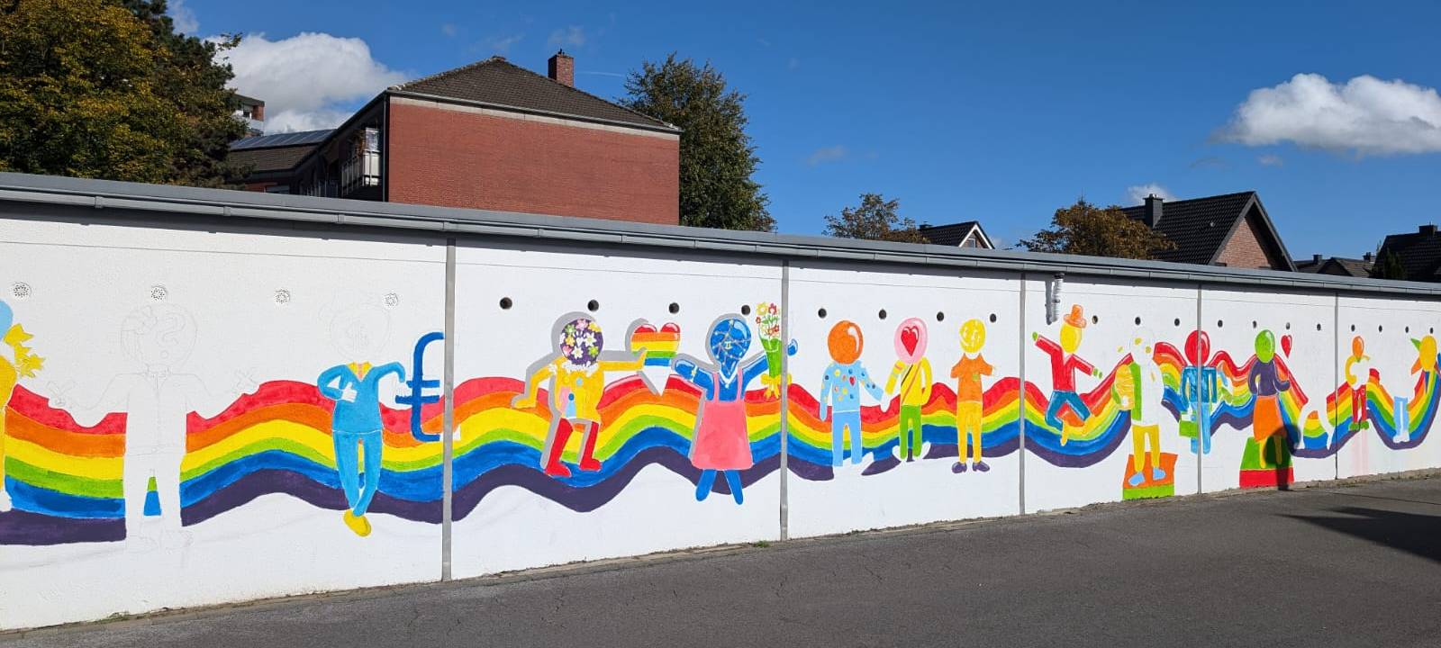 Schüler-Street-Art in Dülmen