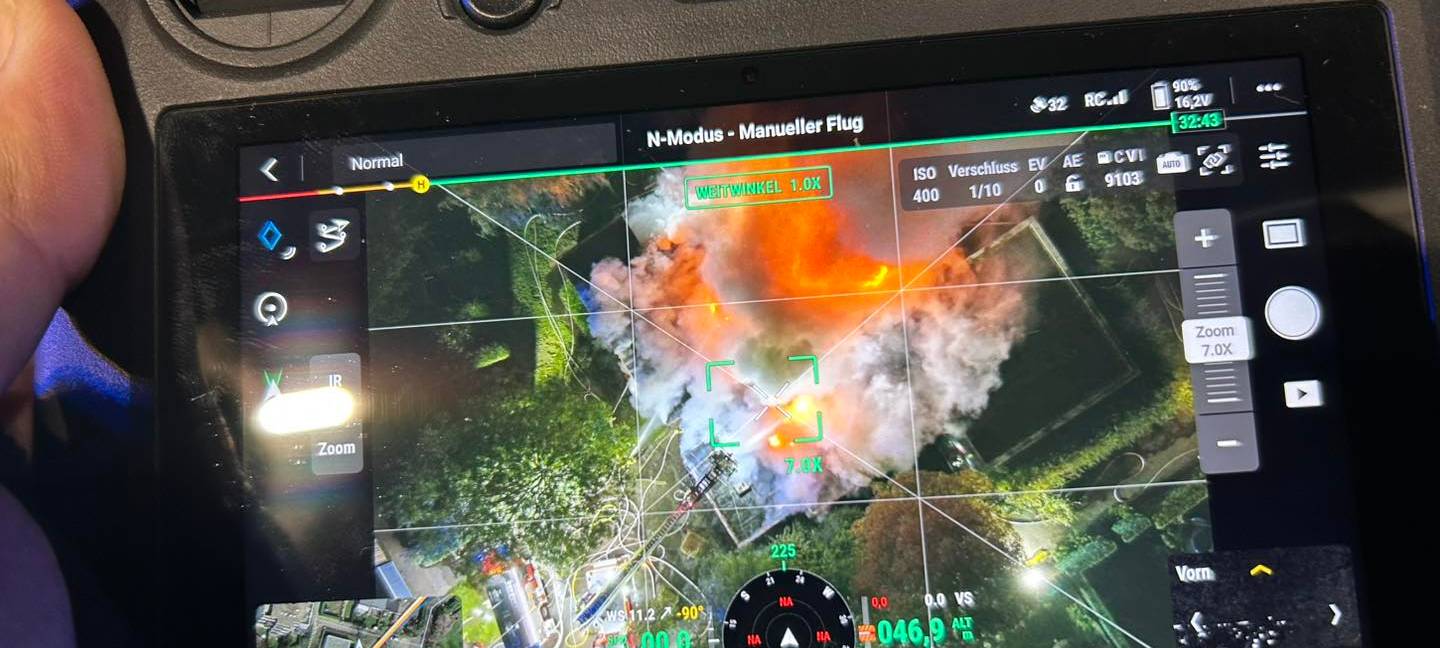 Großbrand in Dülmen