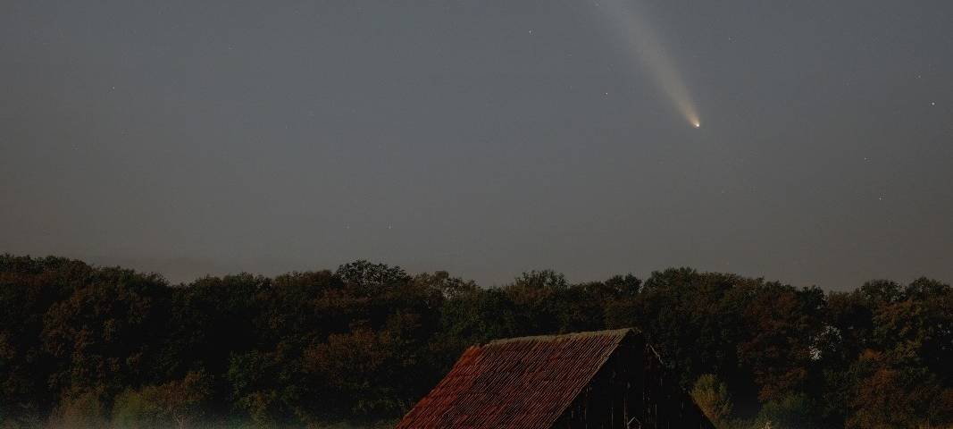 Komet über dem Kreis Coesfeld