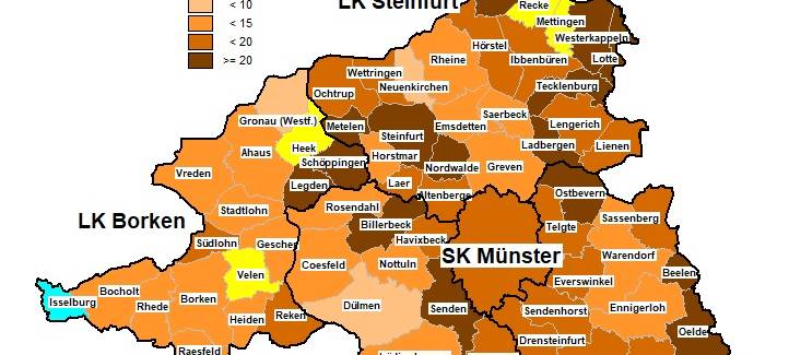 Fast 1900 Wohnung fehlen im Kreis Coesfeld