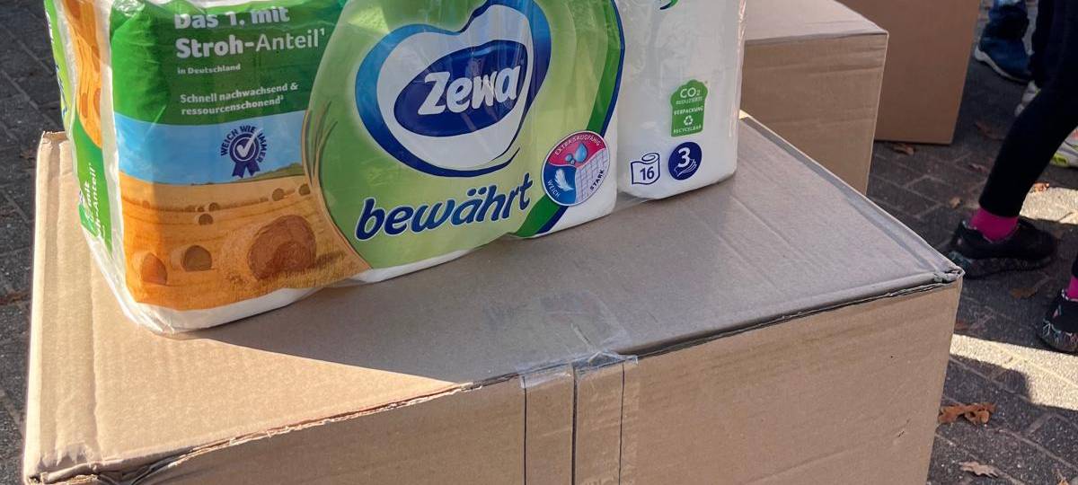 1000 Rollen Klopapier für PGS-Schüler