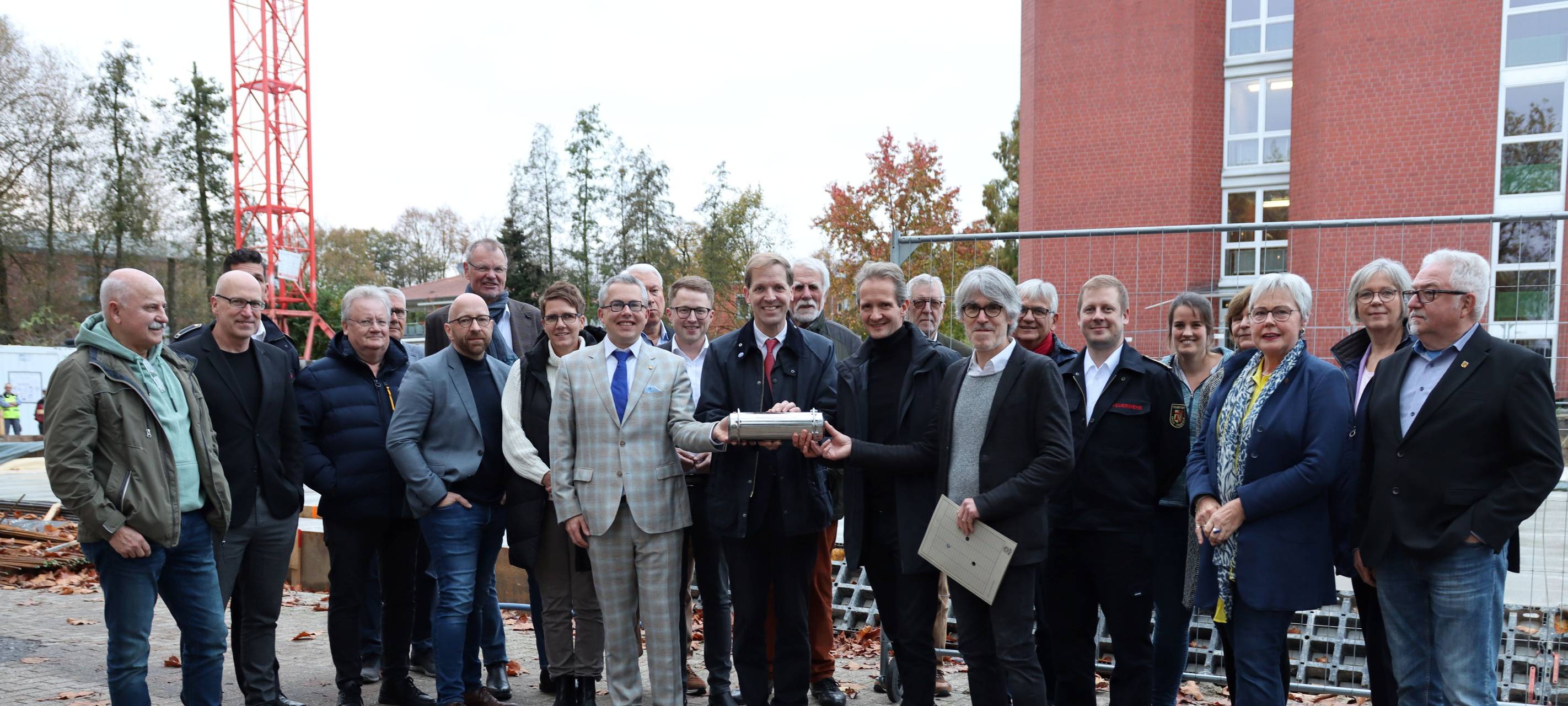 COESFELD: Grundstein für Kreishaus-Anbau