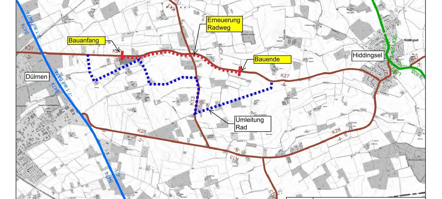 RÖDDER: Kreisstraße ab Freitag frei