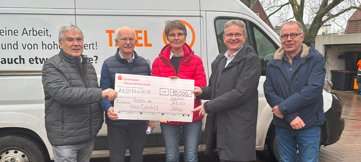KREIS: Spende für Tafeln