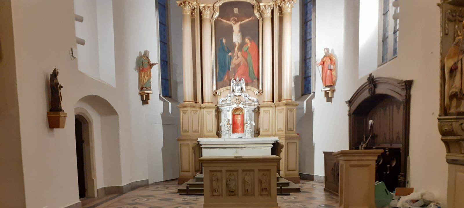 SÜDKIRCHEN: St. Pankratius-Kirche vor Eröffnung