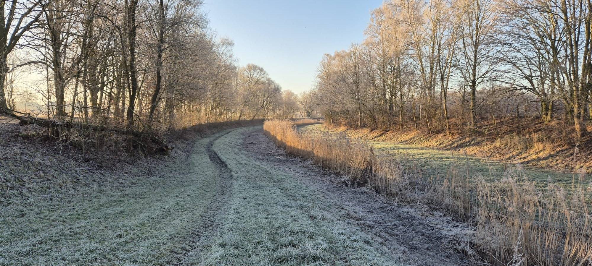 SENDEN: Arbeiten am Regenrückhaltebecken