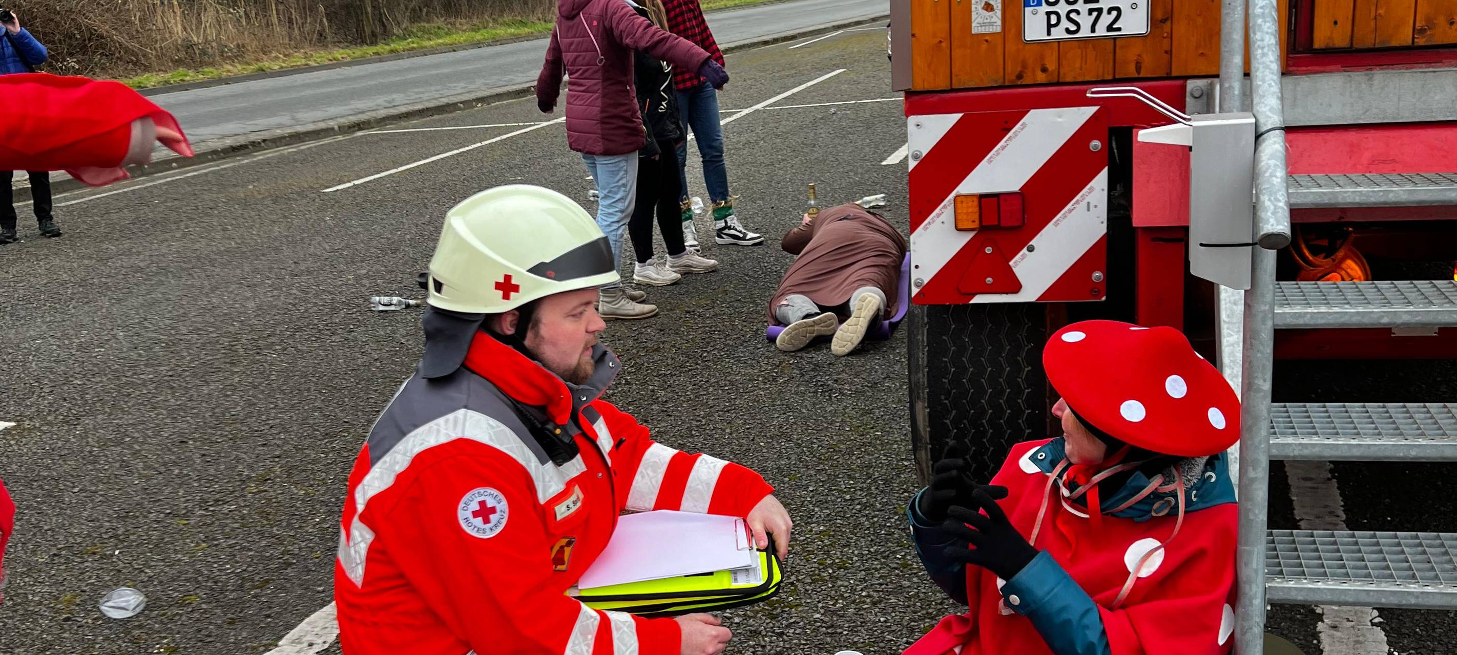 LÜDINGHAUSEN: Positive Bilanz der Großübung für die DRK-Rettungskräfte