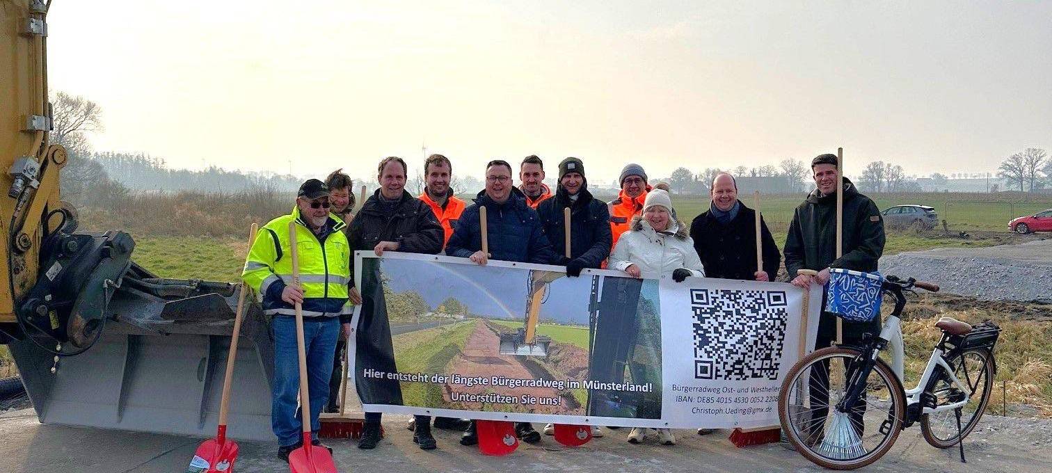 BILLERBECK: Bürgerradweg im Endspurt