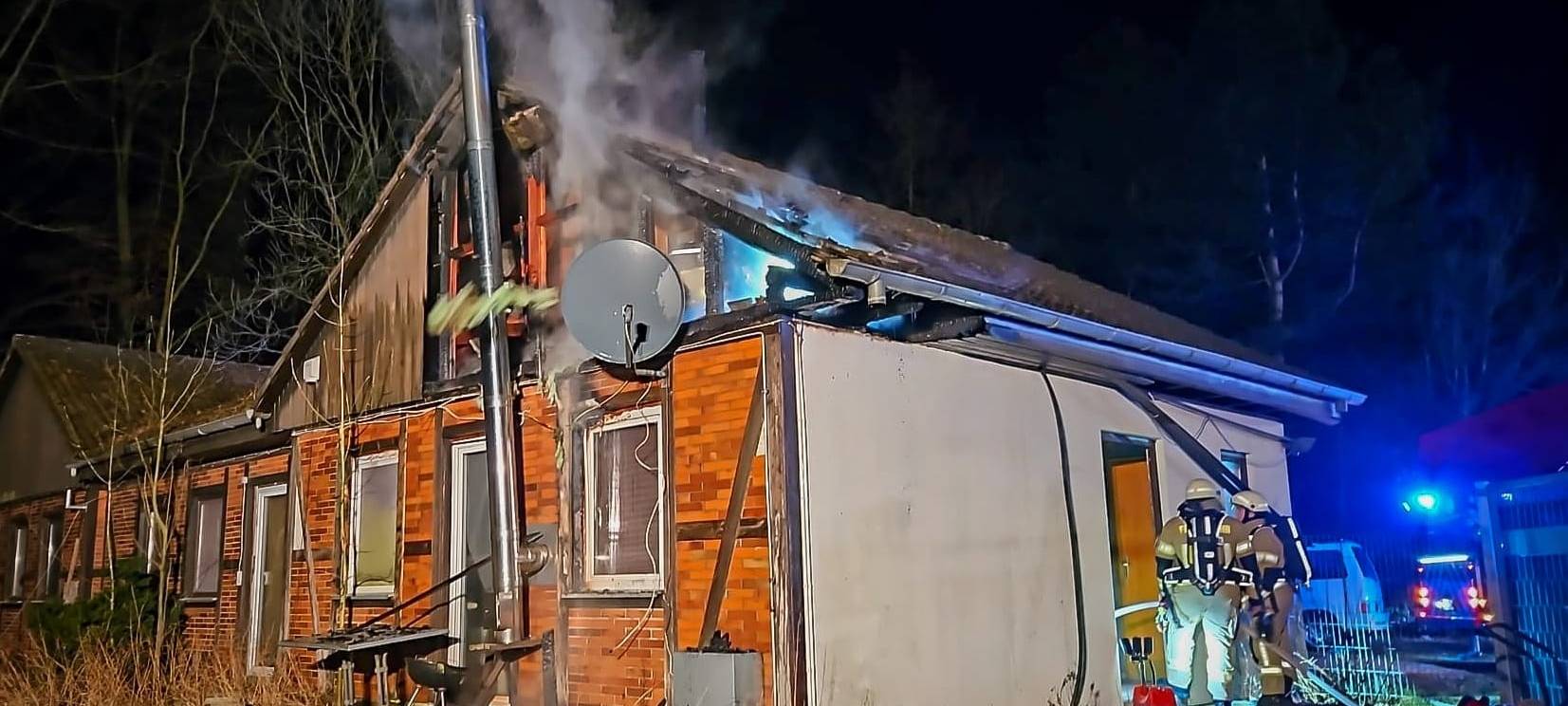 OLFEN: Brand beim Gut Eversum