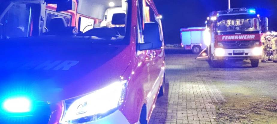 OLFEN: Brand beim Gut Eversum