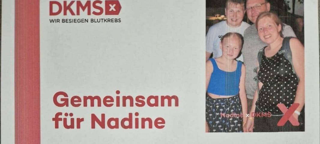 Nadine braucht eine Knochenmarkspende