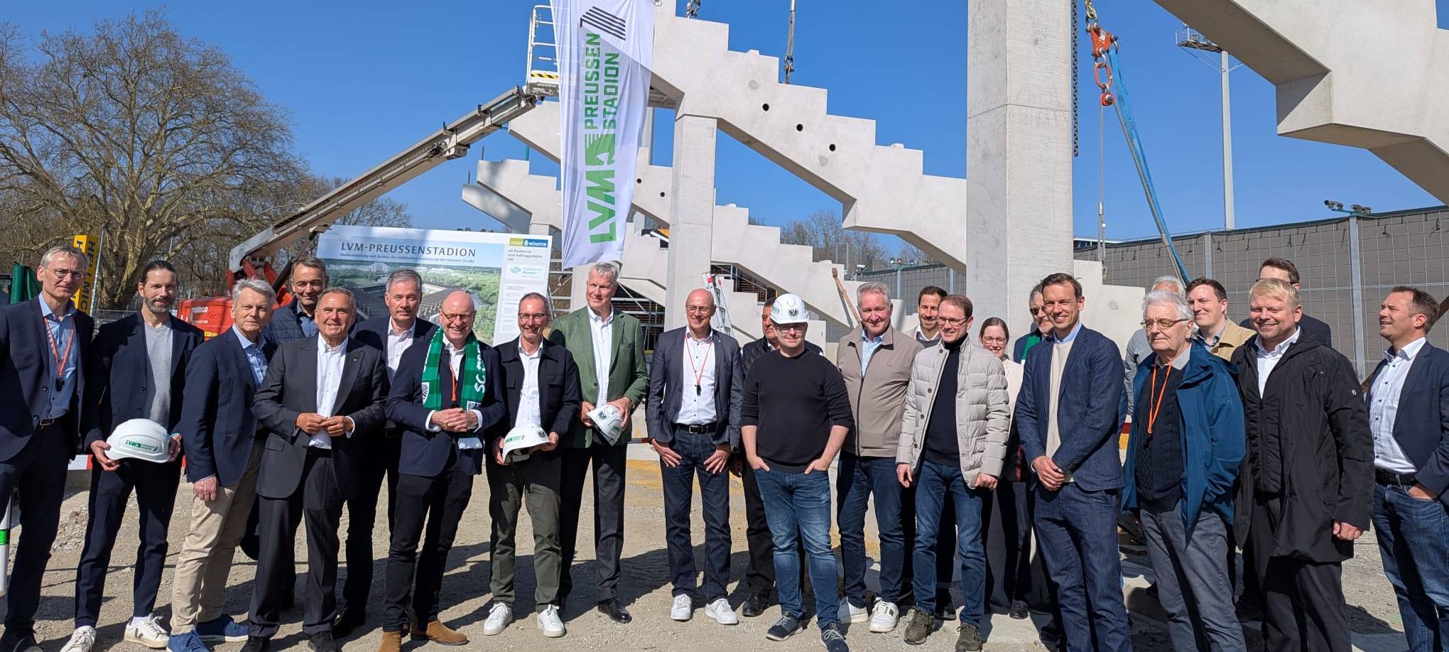 MÜNSTER: Bauarbeiten am Stadion gehen gut voran