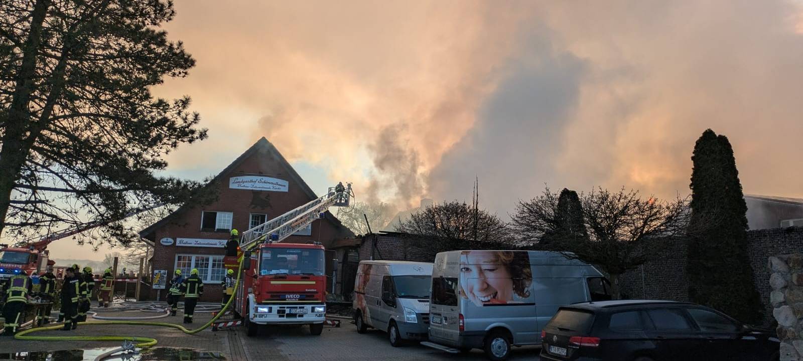 SENDEN: Nachlöscharbeiten laufen