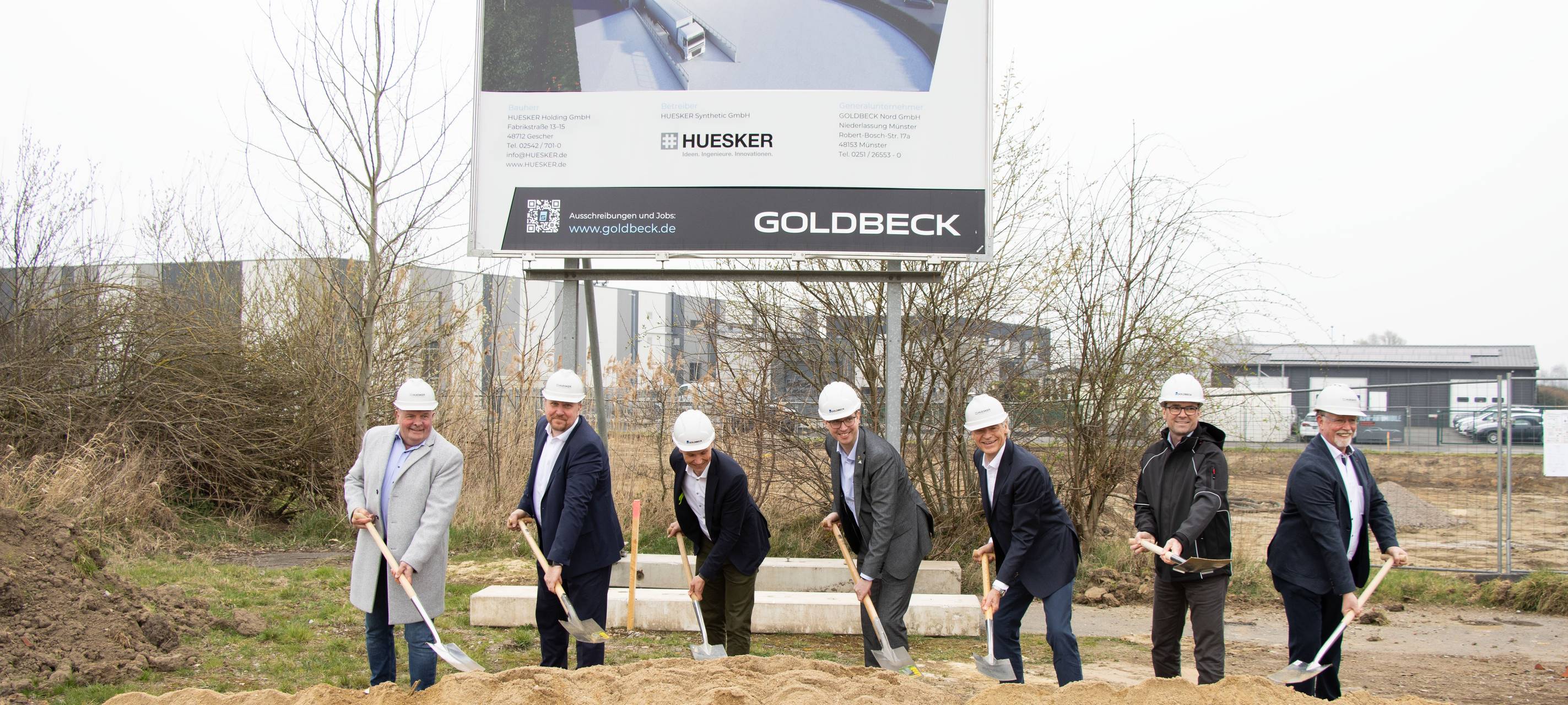 DÜLMEN: HUESKER baut neue Halle