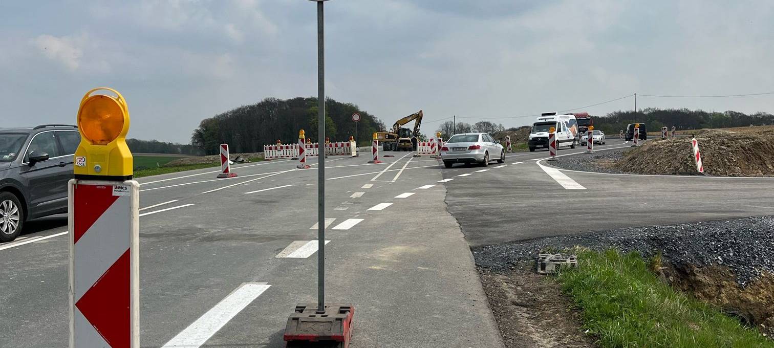 NOTTULN: Umbauarbeiten auf der B 525