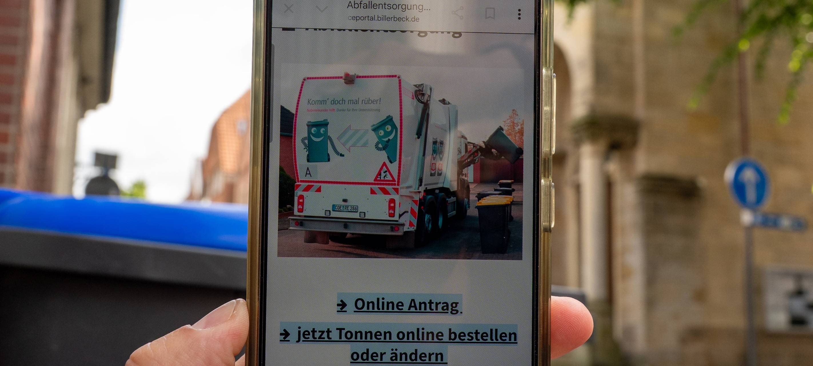 BILLERBECK: Abfallentsorgung digitaler