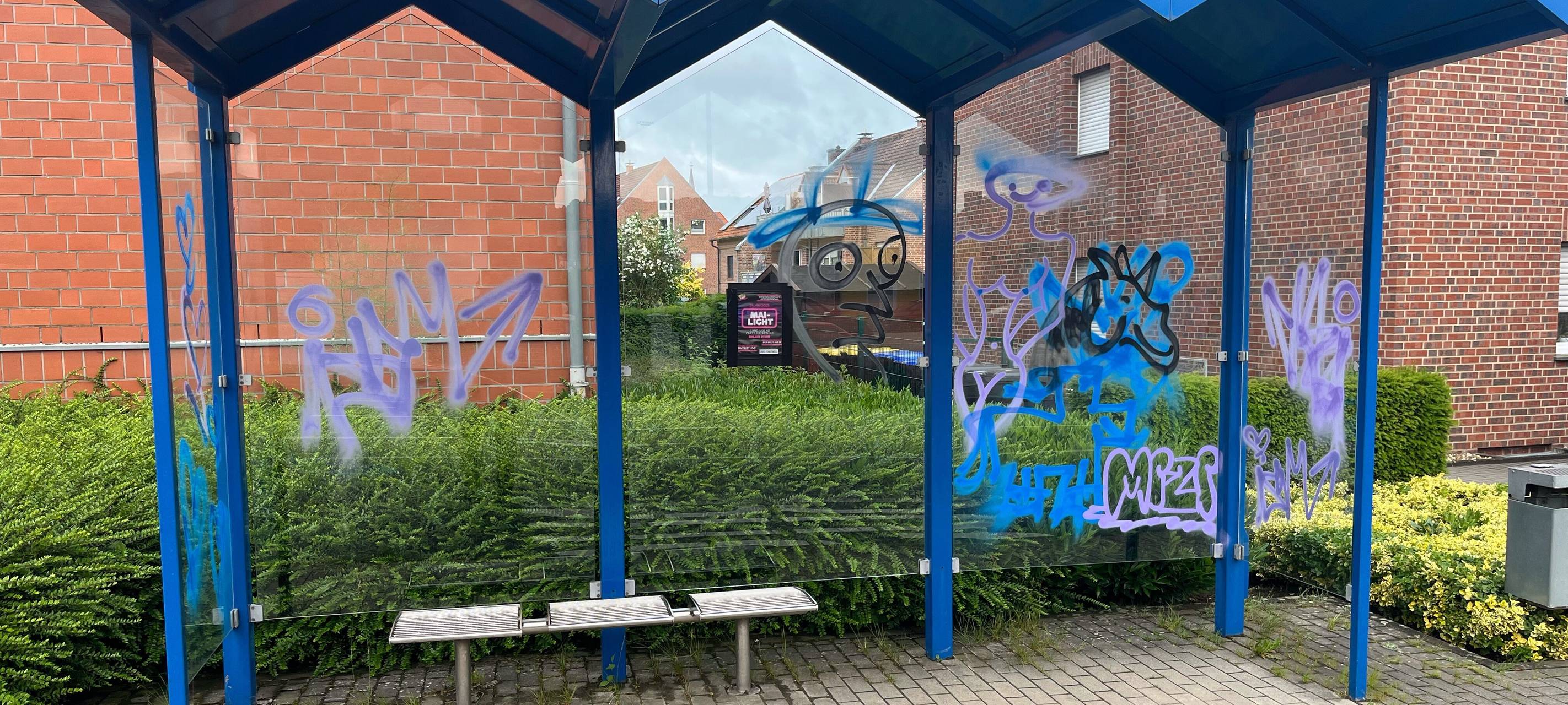BILLERBECK: Graffiti-Sprayer unterwegs