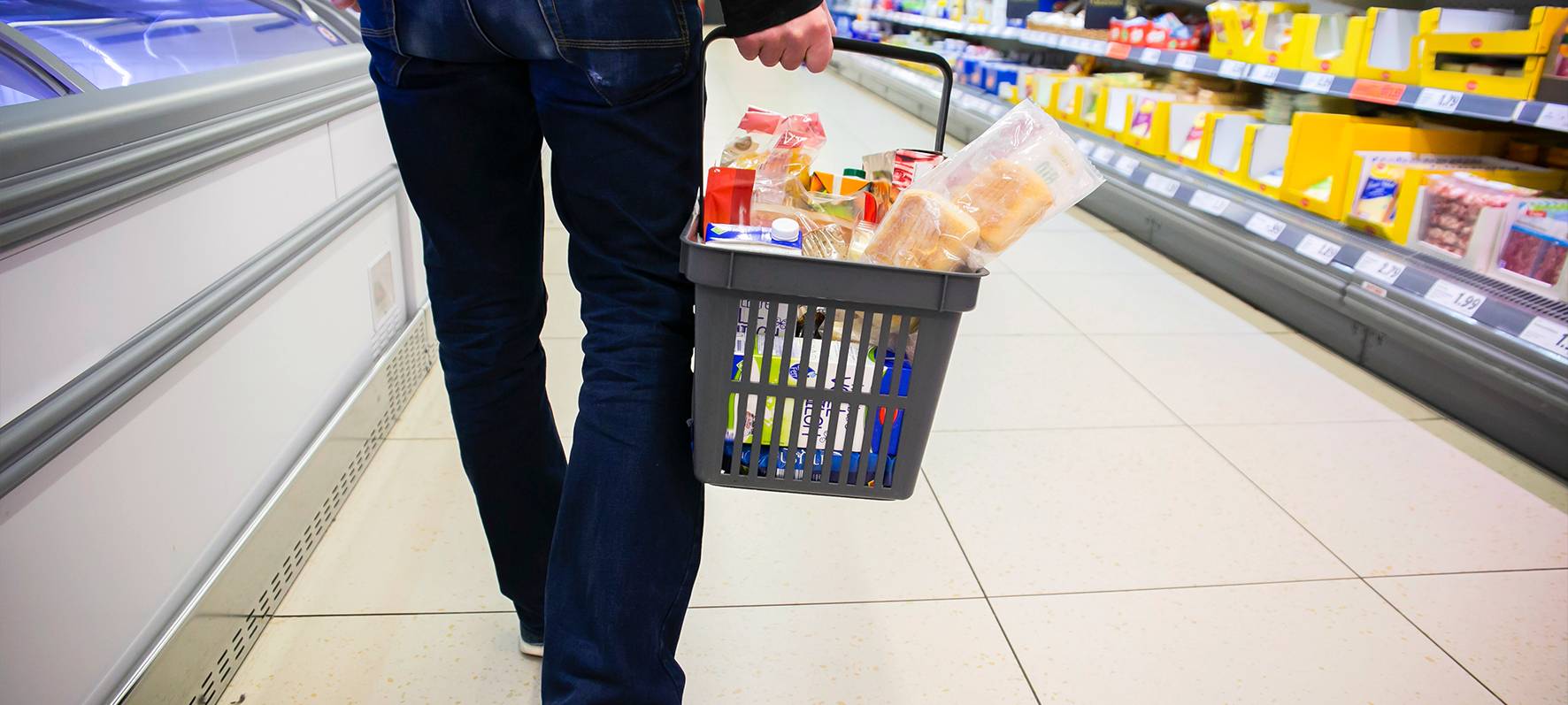 KREIS: Ansturm auf Lebensmittel