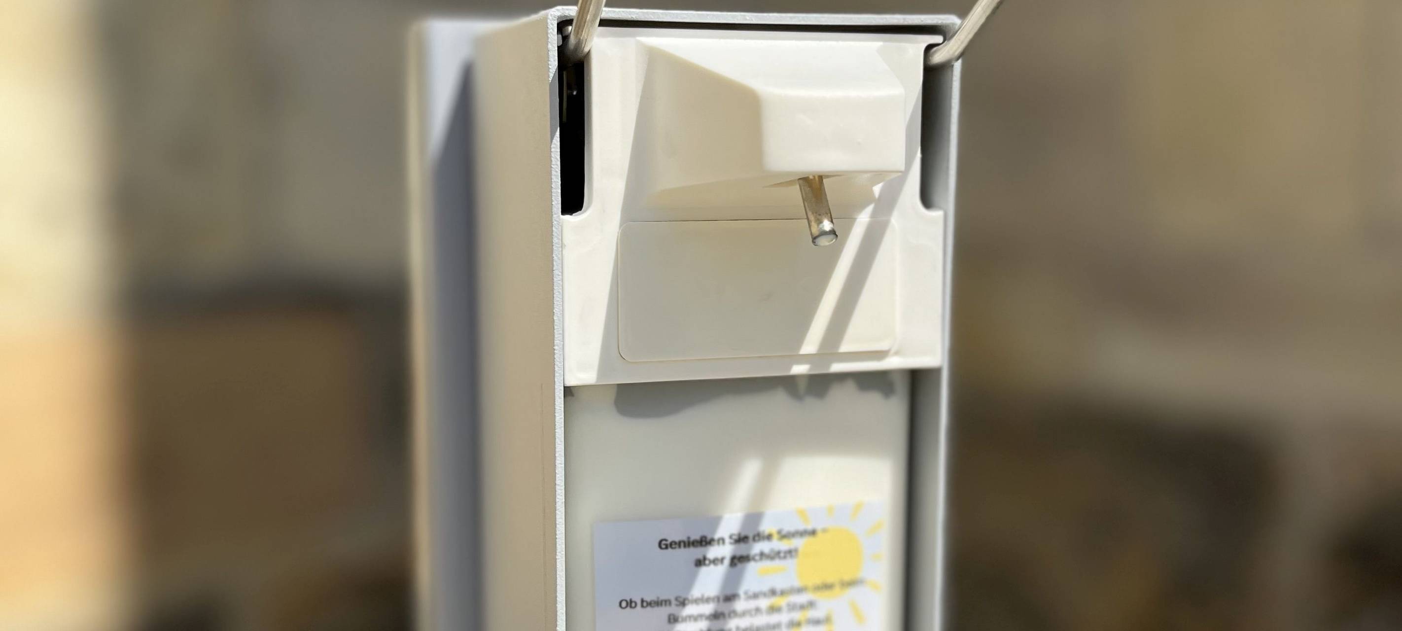 COESFELD: Öffentliche Sonnencreme-Spender