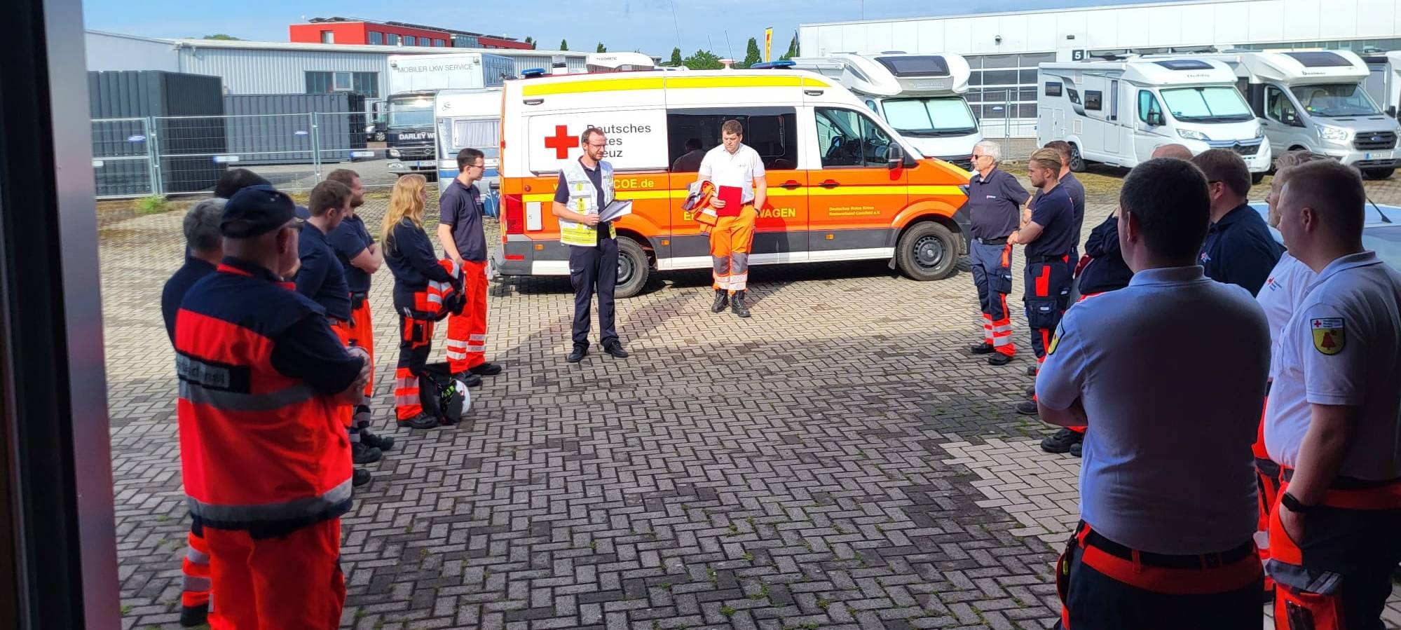 DATTELN: DRK und Malteser im Hilfseinsatz
