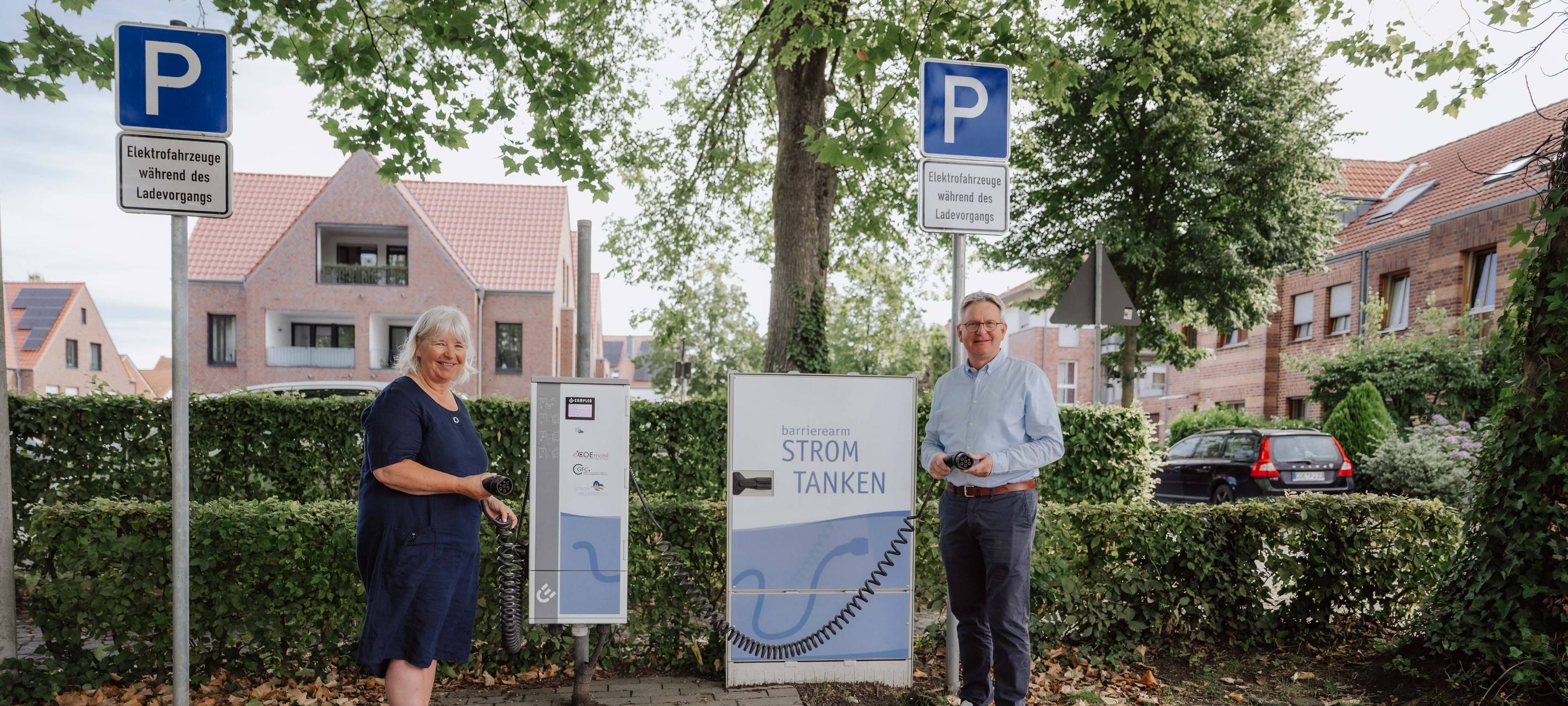 BILLERBECK: Barrierefreie E-Ladestation