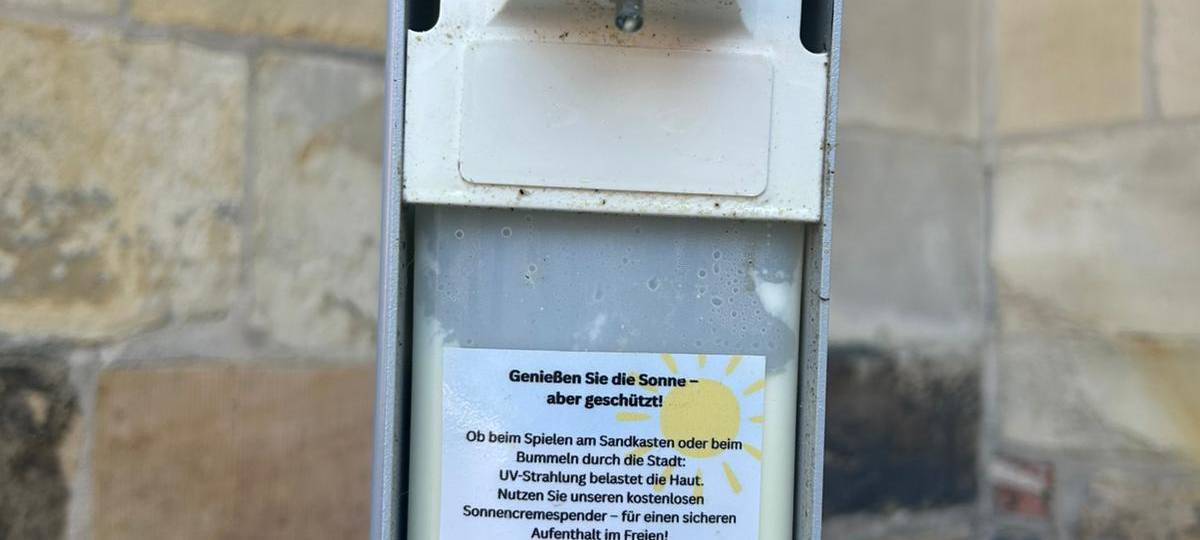 COESFELD: Sonnencremespender kommen an