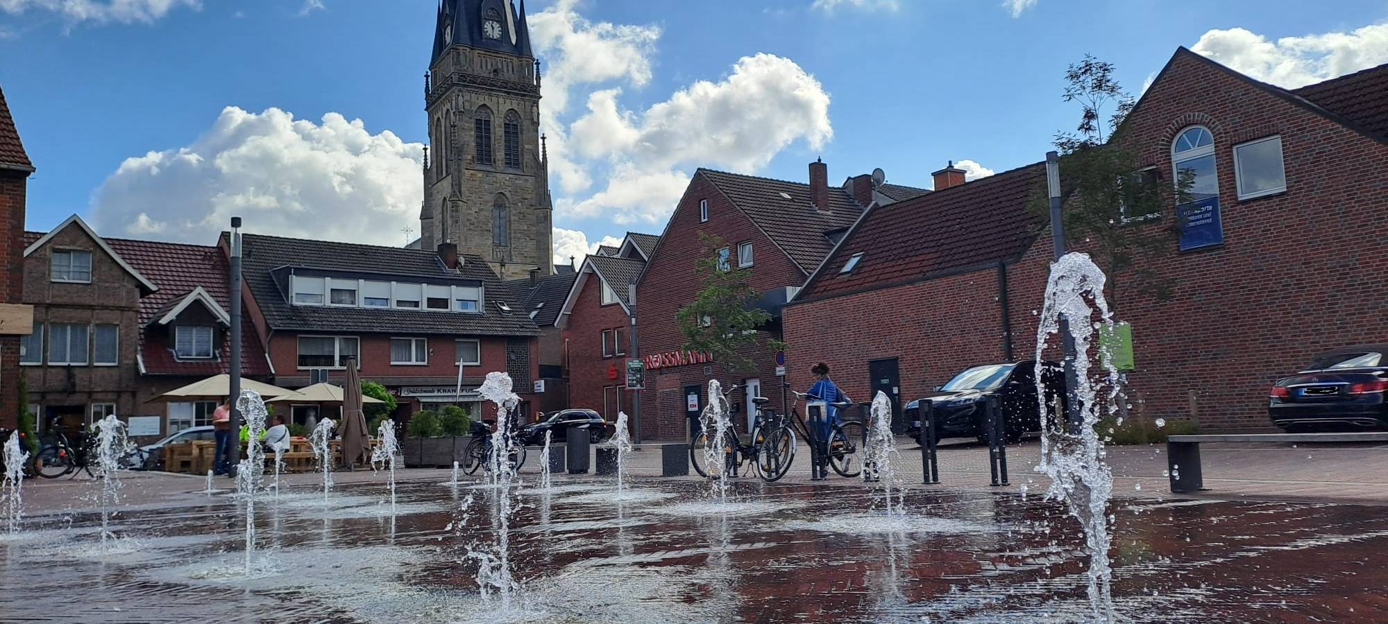 ASCHEBERG: Fontänenfeld repariert