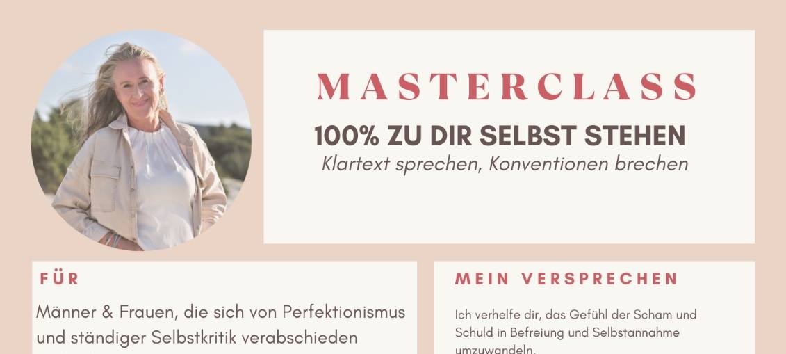 100% zu Dir selbst stehen - Online Seminar mit Brigitte Burstedde aus Nordkirchen