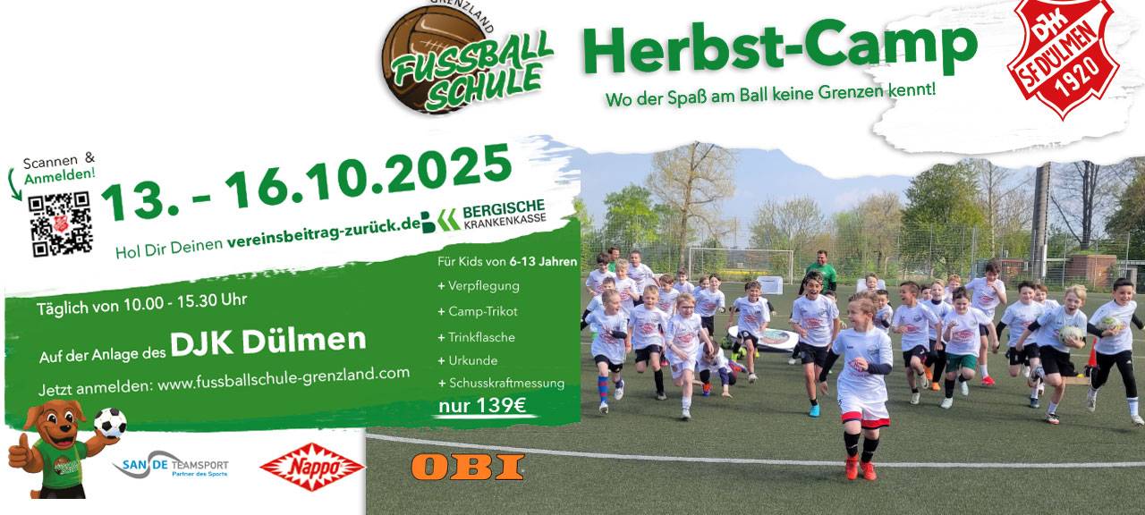 DJK Dülmen: Fußball Herbstcamp