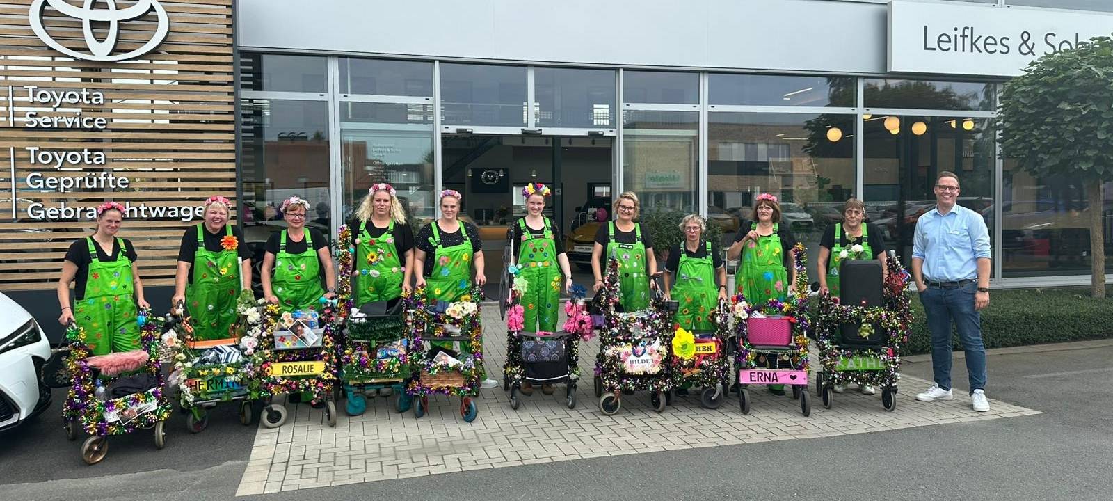 COESFELD: Erfolgreicher Rollator-Spendenlauf