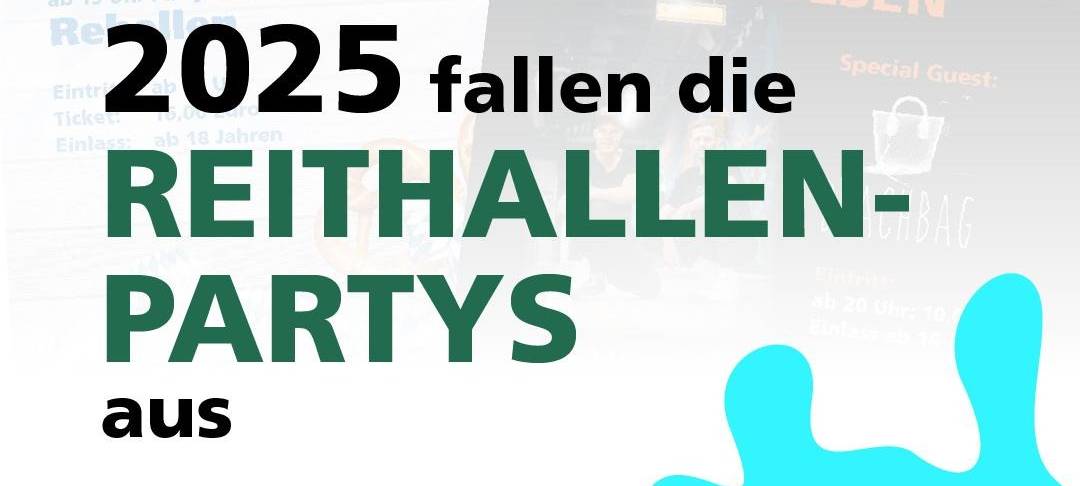 APPELHÜLSEN: Keine Reithallenparties?!